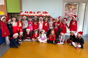 Mikołaj w grupie ,,Żabek”