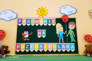 „Pasowanie na Przedszkolaka”  dzieci trzyletnich w grupie „Biedronek”