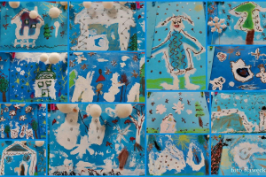 „Żuczki” i ich zimowe obrazki.