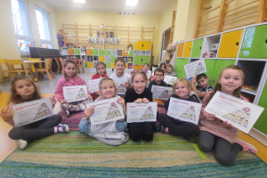 Program edukacyjny "Skąd się biorą produkty ekologiczne" grupa Sówek
