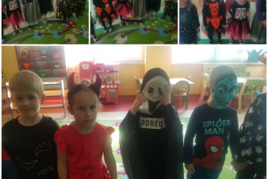 "Cukierek albo psikus" Halloween w grupie "Pszczółek"