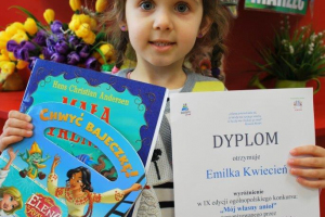 Wyróżnienie dla Emilki z grupy V