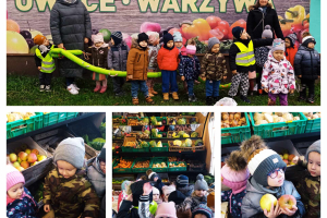 GRUPA "MOTYLKI" W SKLEPIE OWOCOWO - WARZYWNYM