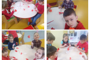 Walentynki w grupie ,,Sówek”