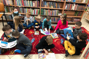Grupa ,, Sówek" w Publicznej Bibliotece