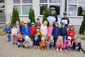 Policjanci z wizytą w przedszkolu