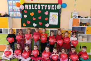 WALENTYNKI W GRUPIE "BIEDRONEK"